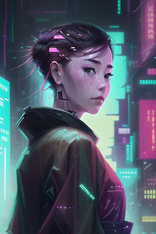 00565-3828789010-a portrait of a girl wearing a red kimono,cyberpunk.png